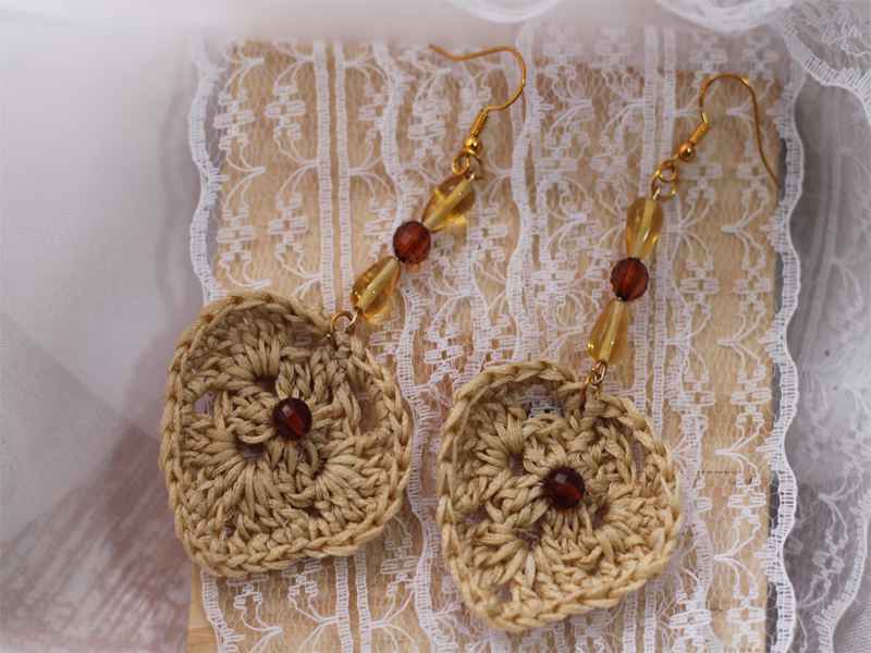 Πλεκτά Χειροποίητα Σκουλαρίκια