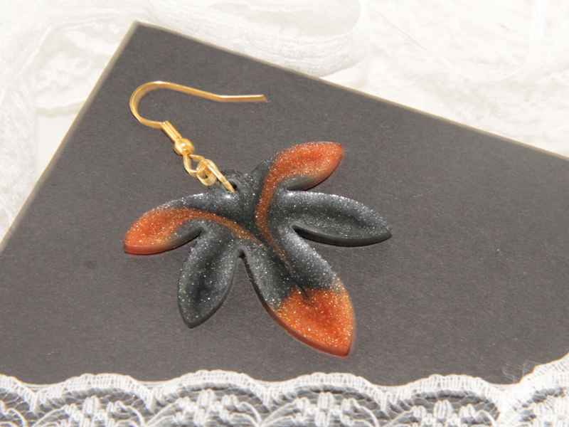 Χειροποίητα Σκουλαρίκια Από Υγρό Γυαλί Μemories - Εικόνα 3