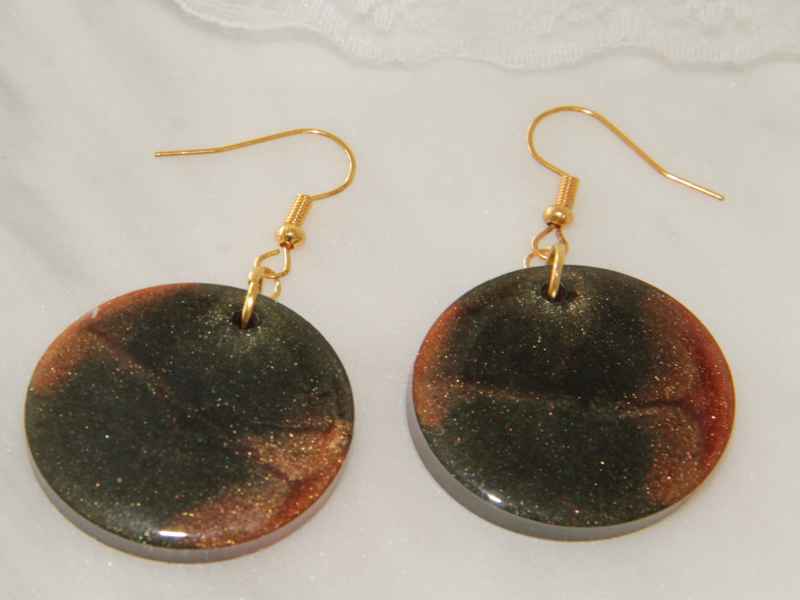 Σκουλαρίκια "Life Cycle" Από Υγρό Γυαλί - Εικόνα 4