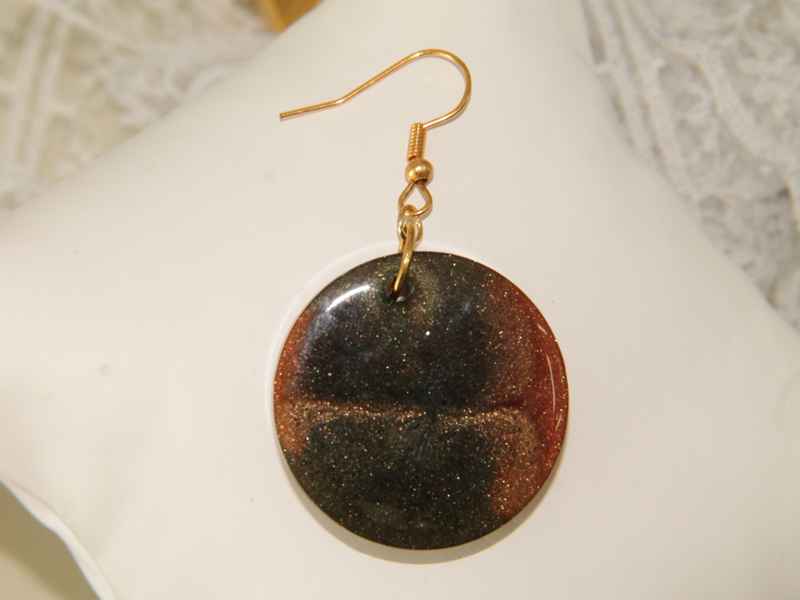 Σκουλαρίκια "Life Cycle" Από Υγρό Γυαλί - Εικόνα 3